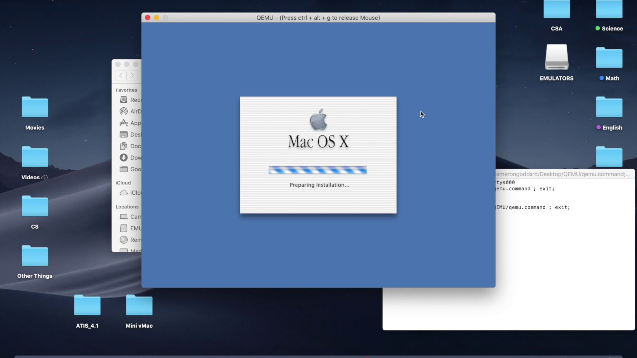 mac os x how to install emulator